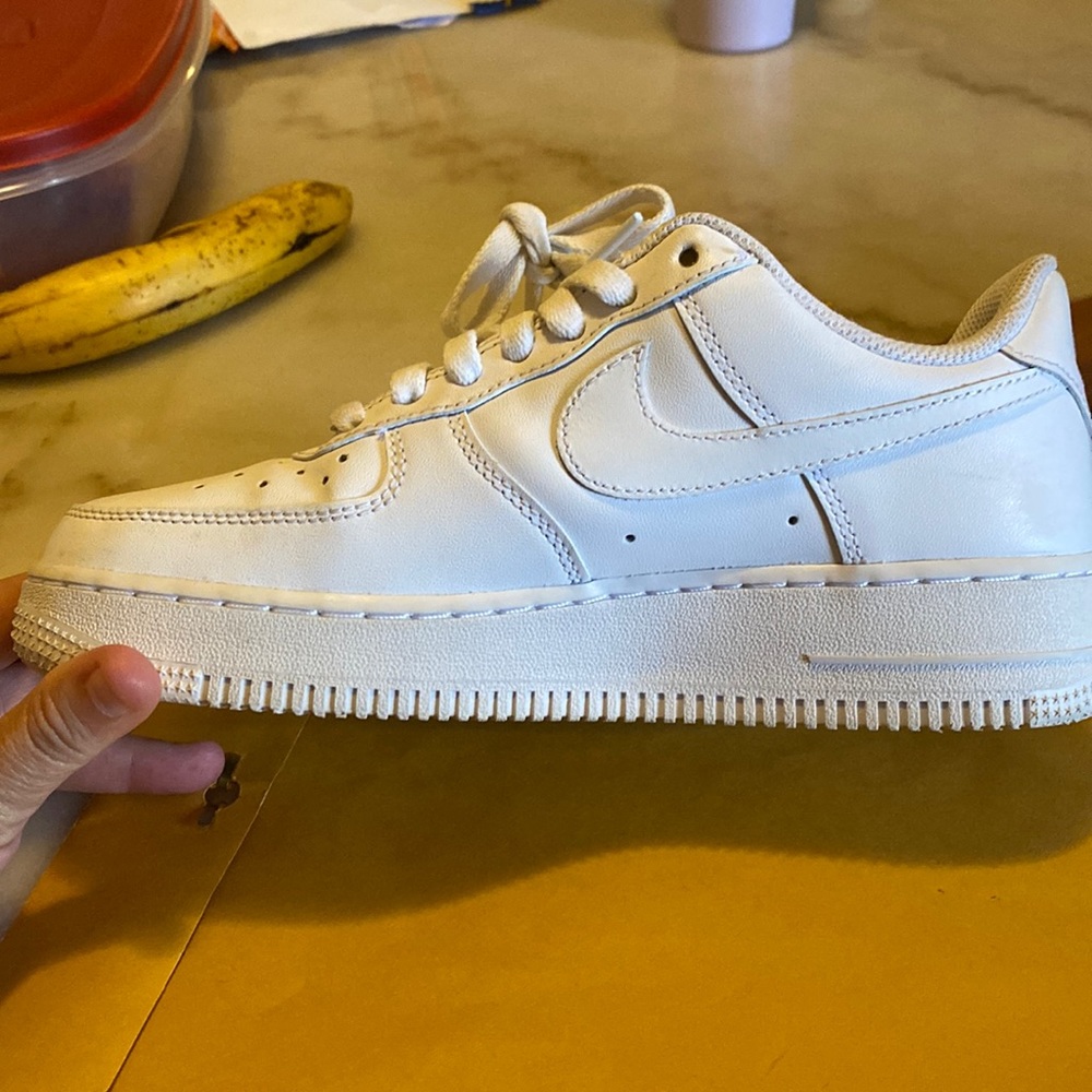 Nike Air Force ones. No box